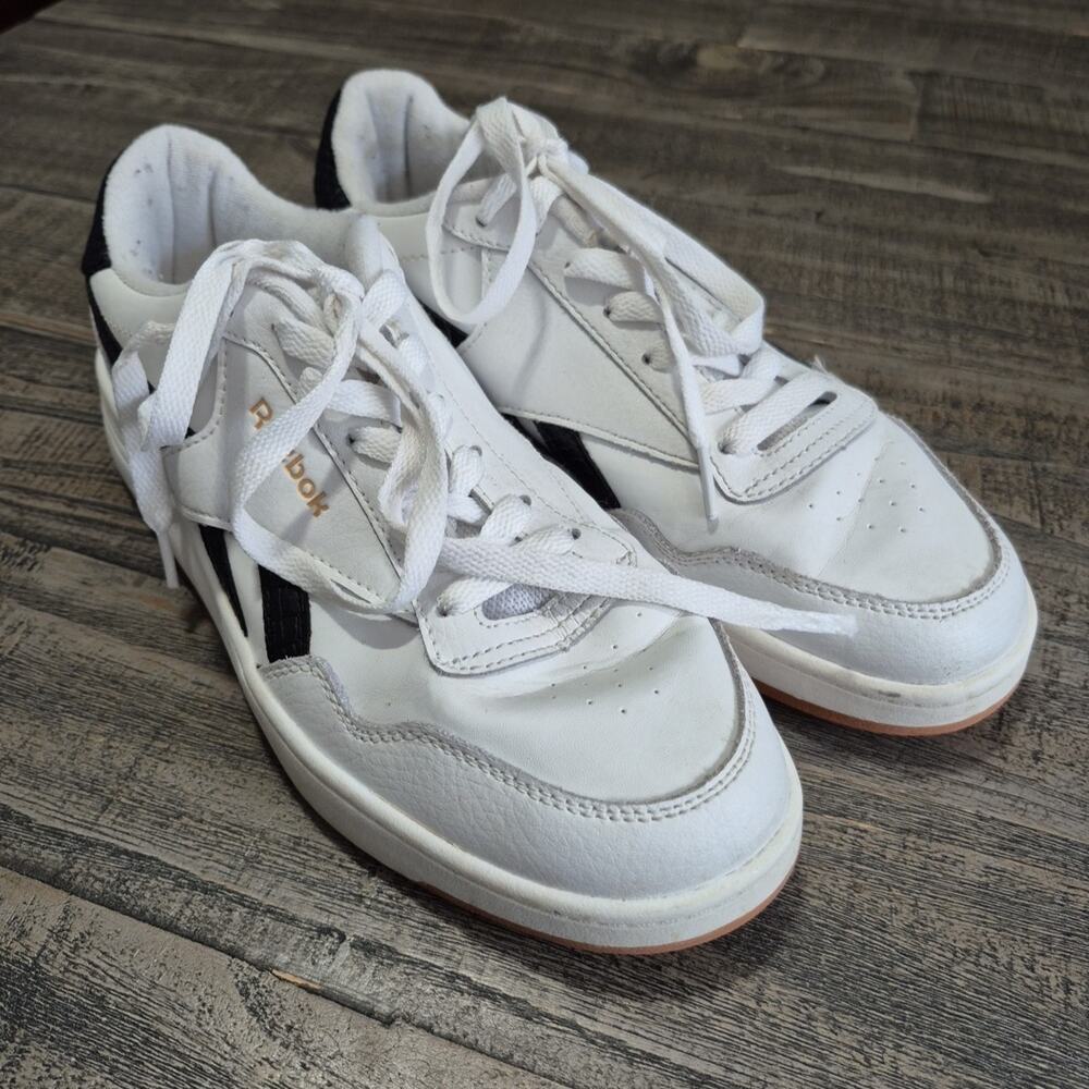 Reebok Galaxy 7 Sneakers Womens 8 Shoes White Black FFC0092429 Lace Up